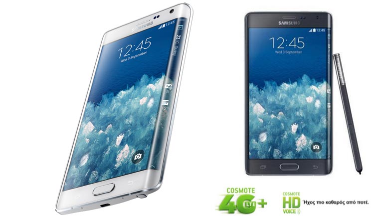 Το εντυπωσιακό 4G+ Smartphone Samsung Galaxy Note Edge από την COSMOTE