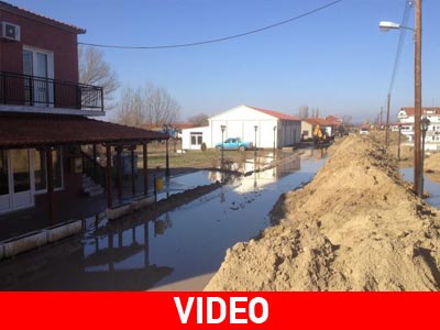 Σώθηκε το Ορμένιο από τις πλημμύρες