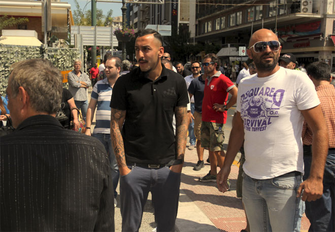 Ο ποδοσφαιριστής Κώστας Μήτρογλου 