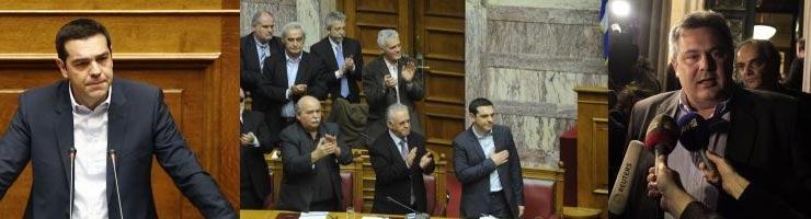 Στιγμιότυπα από τη Βουλή