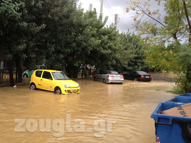 Λασπόνερα στους Αγίους Αναργύρους