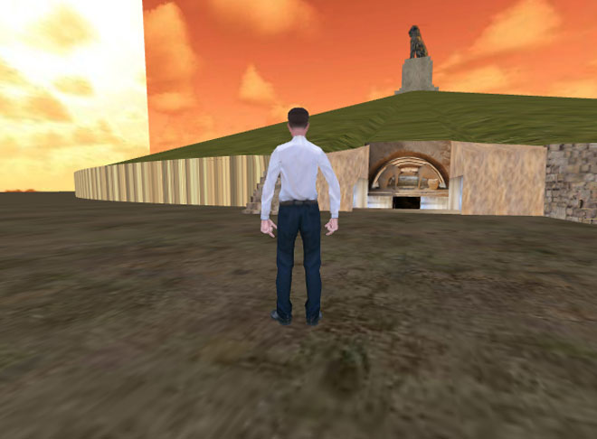 Μπροστά από τον λόφο Καστά