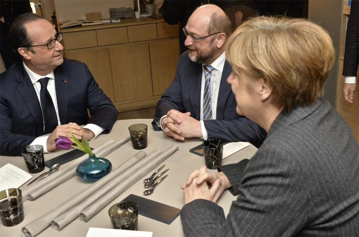 Στιγμιότυπο από το γεύμα...