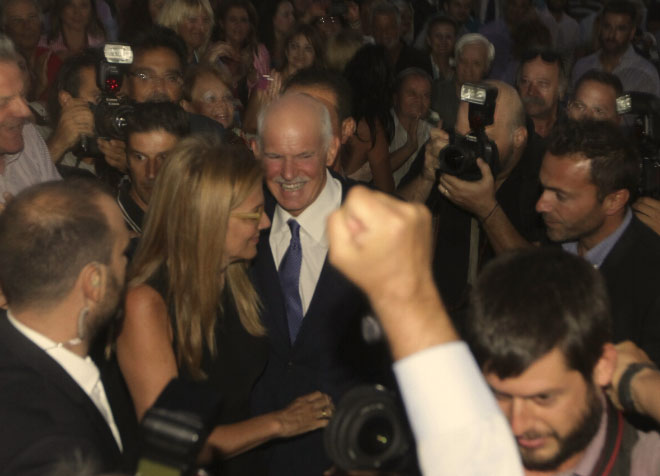 Mε τη σύζυγό του Άντα Παπανδρέου