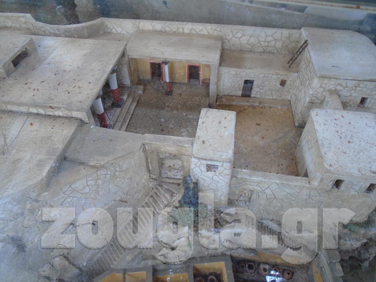 Aρχιτεκτονική αναπαράσταση του παλατιού του Οδυσσέα στον Σταυρό της Ιθάκης