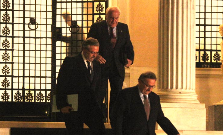 Η έξοδος των τριών τραπεζιτών της Alpha bank, Eurobank, Εθνικής Τράπεζας  