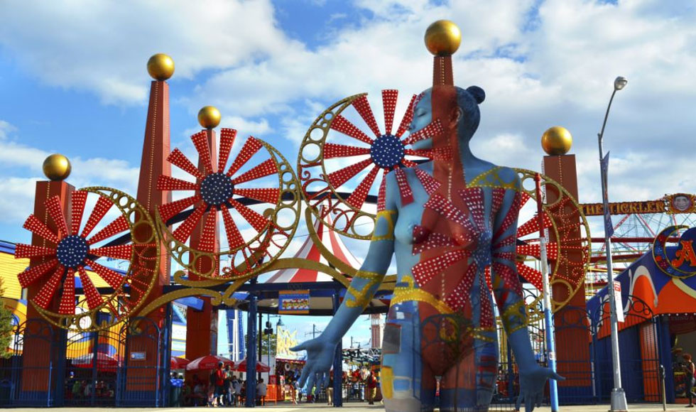 H ψευδαίσθηση του body painting