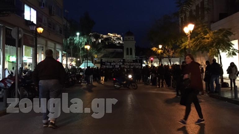 Κλειστή η οδός Αθηνάς