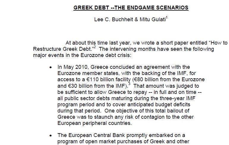 Το άρθρο του Lee C. Buchheit