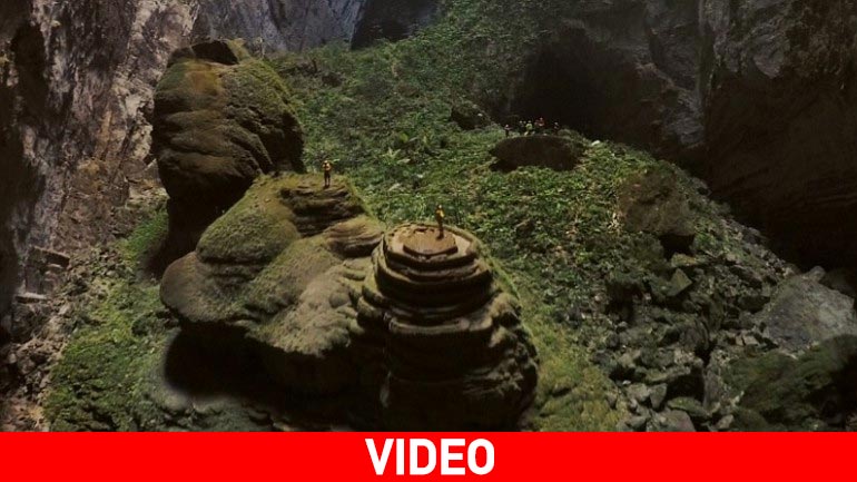 Καταπληκτικά πλάνα μέσα από το μεγαλύτερο σπήλαιο του κόσμου