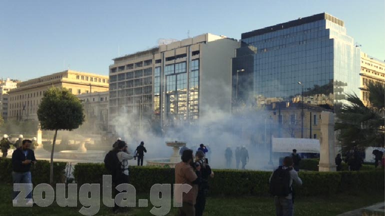 Ασφυκτική ήταν η ατμόσφαιρα στο κέντρο της Αθήνας