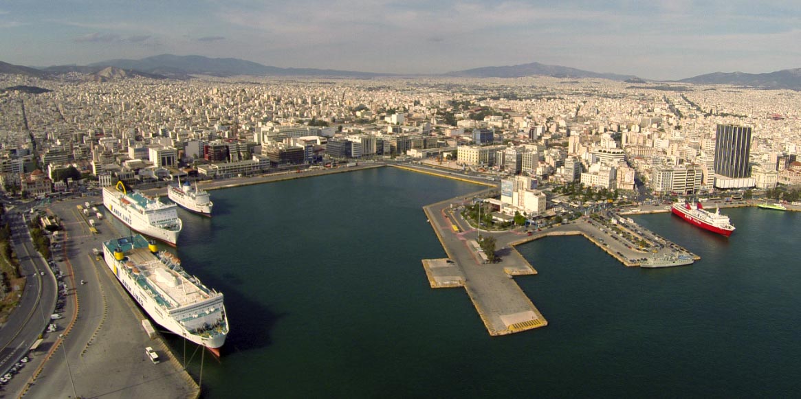 O Πειραιάς από ψηλά…