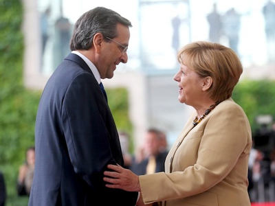 Εύσημα Μέρκελ στον Σαμαρά