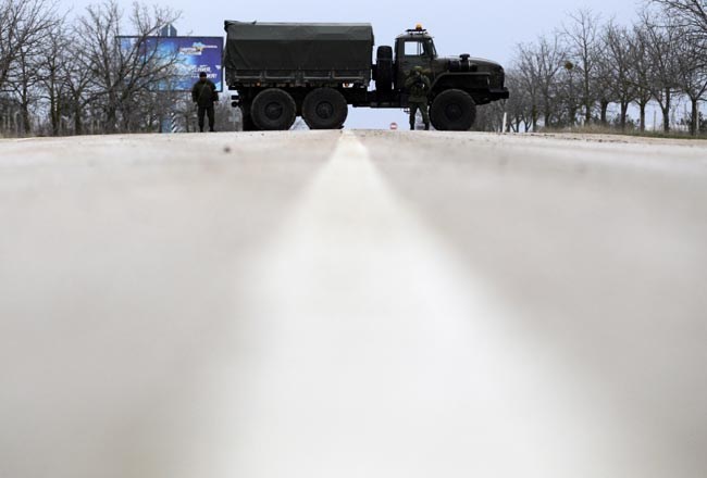 Ρωσικά στρατεύματα στην Κριμαία, περιοχή της ρωσικής επιρροής