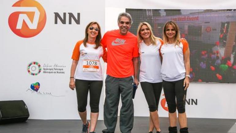 Από αριστερά: Η Γενική Διευθύντρια Πωλήσεων της NN Hellas Σοφία Ρατσιάτου, ο Πρόεδρος του Δ.Σ. του Ο.Π.Α.Ν.Δ.Α Χρήστος Τεντόμας, η Έλενα Παπαβασιλείου και η Σόφη Πασχάλη
