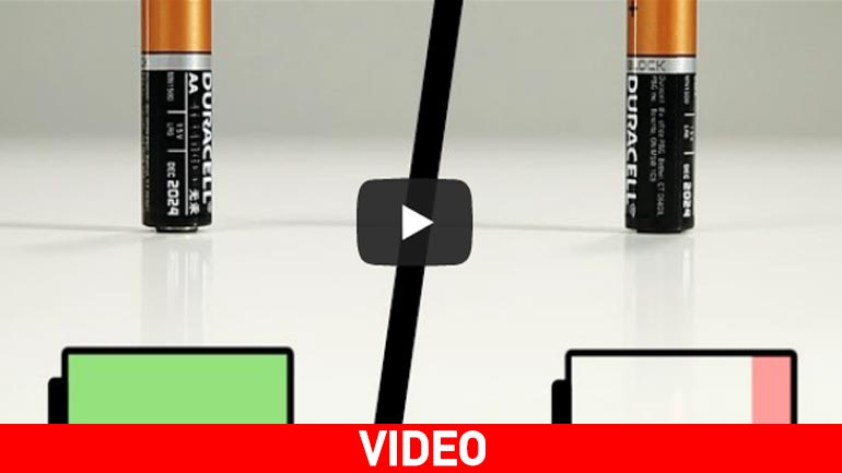 Ένα γρήγορο κόλπο για να τεστάρεις αν οι μπαταρίες είναι γεμάτες ή όχι…