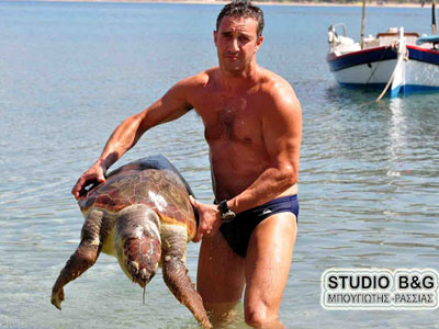 Σοβαρά τραυματισμένη καρέτα-καρέτα βρέθηκε στην Καραθώνα