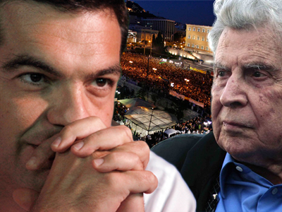 Ο Μίκης καταγγέλλει τον ΣΥΡΙΖΑ Ο Μίκης καταγγέλλει τον ΣΥΡΙΖΑ