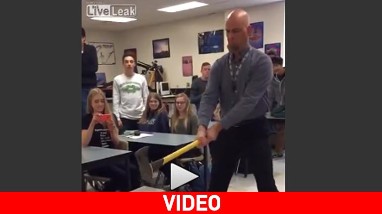 Ένας καθηγητής Φυσικής χτύπησε τον μαθητή του στο ευαίσθητο σημείο…