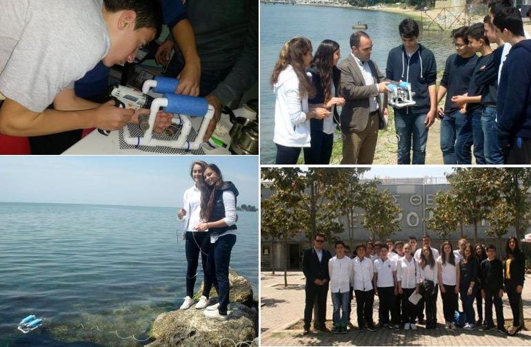 Υποβρύχιο ρομπότ που κατασκεύασαν μόνοι τους μαθητές του Ελληνικού