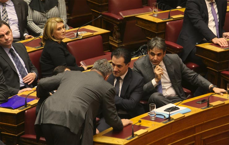 Στιγμιότυπο κατά τη διάρκεια της συνεδρίασης