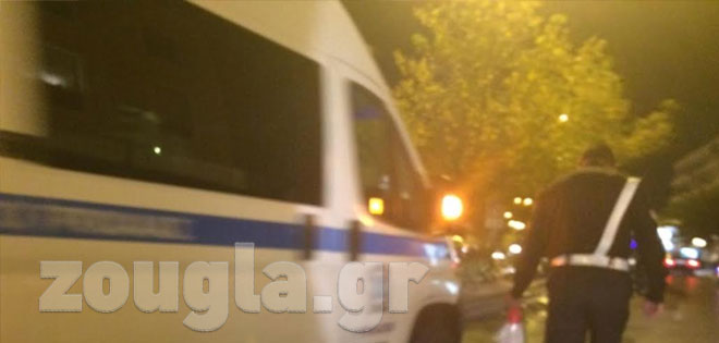 H τροχαία στο σημείο του ατυχήματος