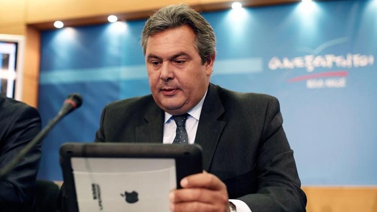 Καμμένος: Μία απάντηση στους δανειστές θα μπορούσε να είναι το δημοψήφισμα