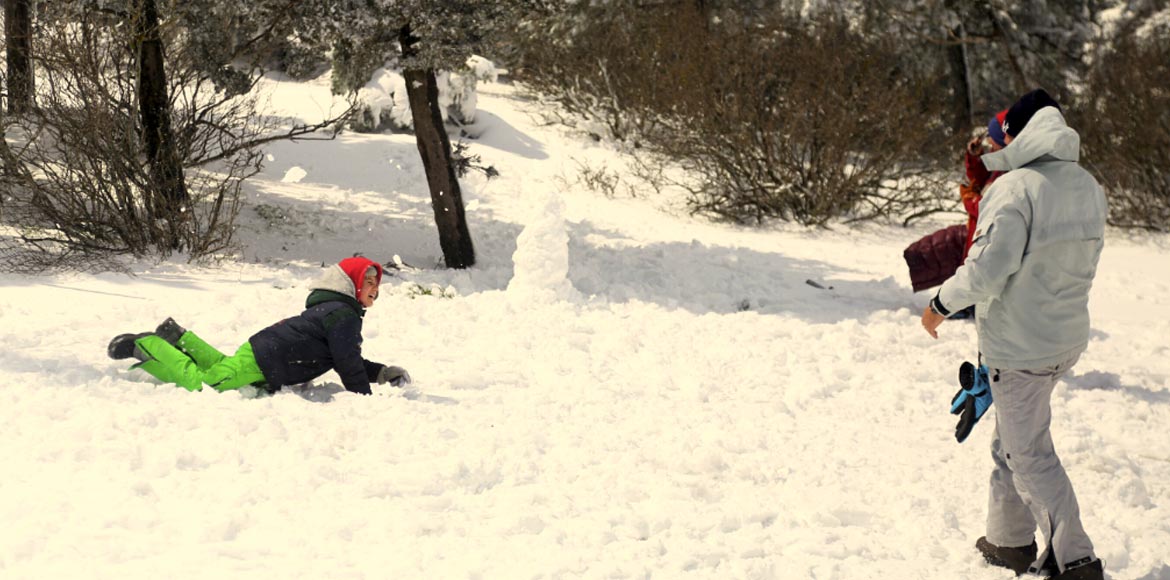 Χιόνια στην Πάρνηθα…