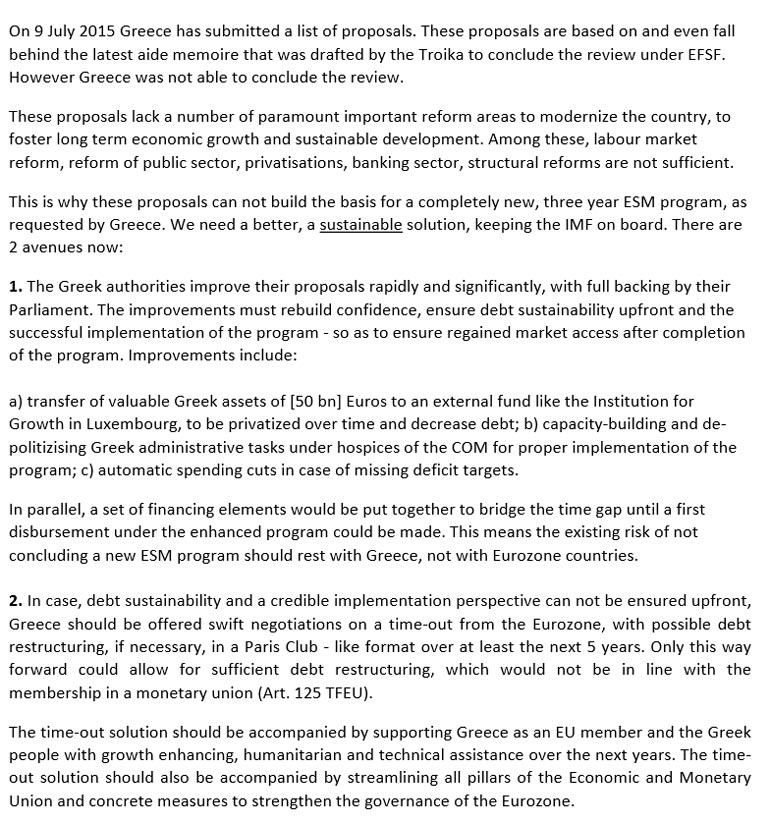 To έγγραφο Σόιμπλε