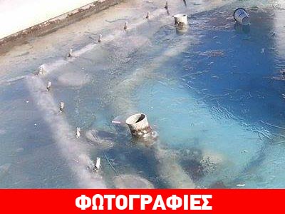 «Κοκάλωσε» το σιντριβάνι στην Τρίπολη
