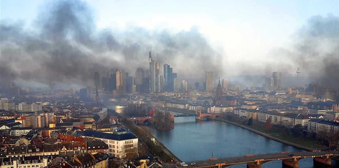 Eικόνες πολέμου στη Φρανκφούρτη