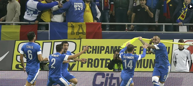 O πανηγυρισμός του Μήτρογλου πάγωσε τους Ρουμάνους