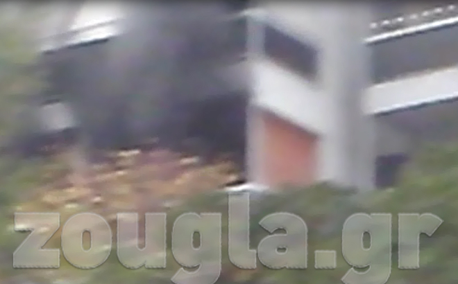 H πολυκατοικία όπου βρίσκεται το γκαράζ