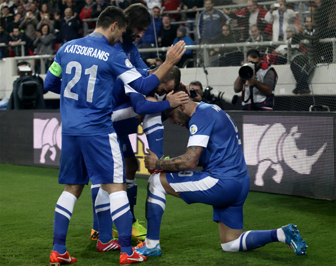 Σε πελάγη ευτυχίας οι ποδοσφαιριστές