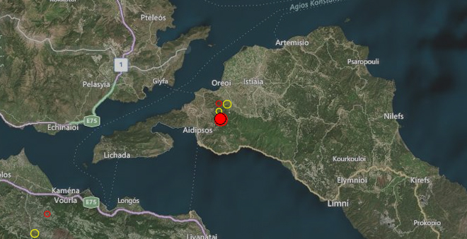 Το επίκεντρο του σεισμού