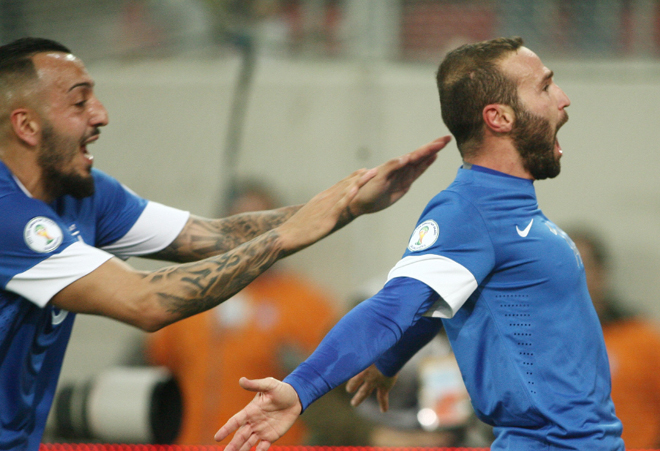 Ξέφρενος πανηγυρισμός Σαλπιγγίδη