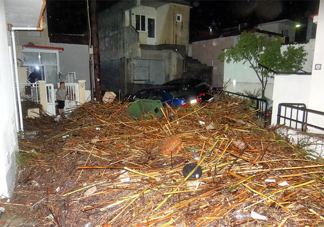 Μετρούν πληγές στην Ιαλυσό