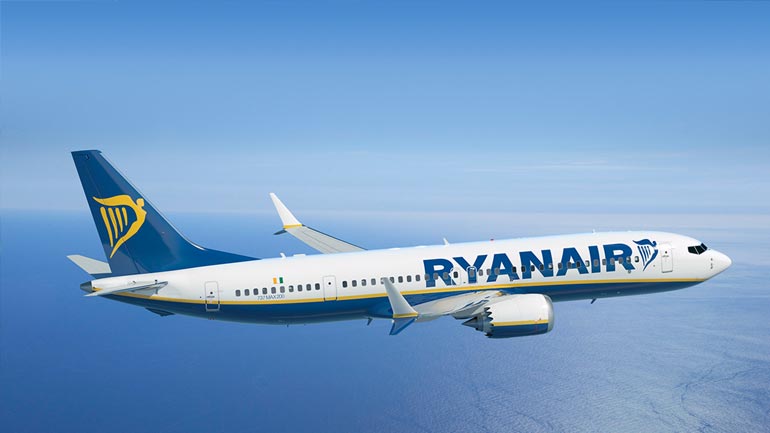 Η κίνηση της Ryanair αυξάνεται κατά 16% σε 9 εκατ. πελάτες