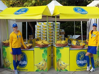 Η Chiquita, η αγαπημένη μπανάνα αθλητών και δρομέων χάρισε ενέργεια στο Μαραθώνιο της Αθήνας
