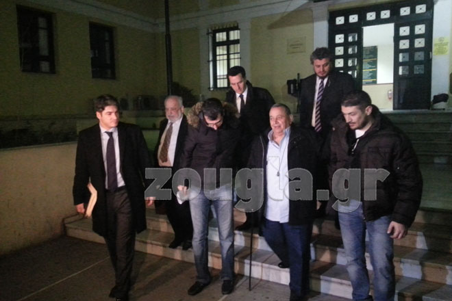 Κατά την έξοδό του από το εισαγγελικό γραφείο