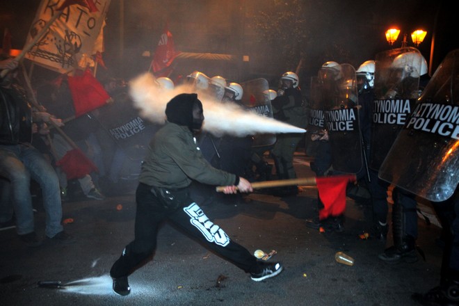 Η στιγμή της χρήσης χημικών