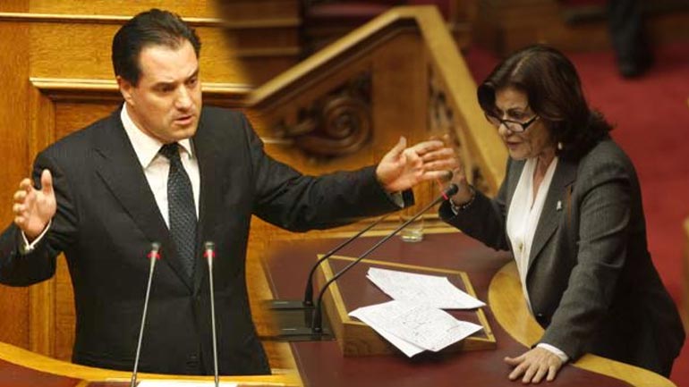 Σφοδρή αντιπαράθεση Γεωργιάδη – Φωτίου στη Βουλή