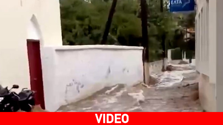 Εικόνες καταστροφής στις Οινούσσες