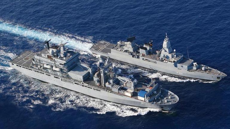 Γερμανικά πολεμικά πλοία στην Κρήτη για τις επιχειρήσεις διάσωσης μεταναστών
