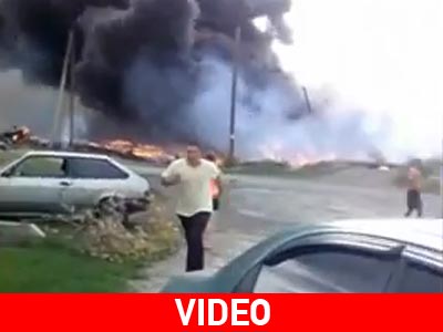Ερασιτεχνικό βίντεο αμέσως μετά την πτώση του αεροσκάφους της Malaysia στην Ουκρανία
