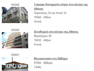 ΤΑΙΠΕΔ: Στο σφυρί ξενοδοχείο, οικόπεδα, γραφεία…