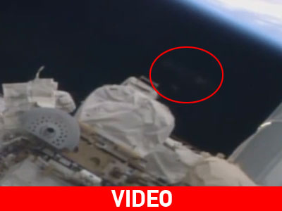 Μυστήριο αντικείμενο δίπλα σε αστροναύτες στο διάστημα!