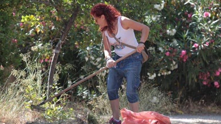 Πολίτες συμμετείχαν στον καθαρισμό του Πάρκου Τρίτση