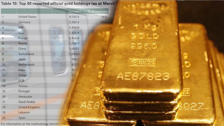 Πόσους τόνους χρυσού διαθέτει η Ελλάδα;