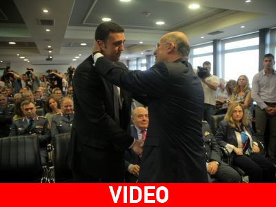 Τελετή παράδοσης-παραλαβής στο υπ. Προστασίας του Πολίτη